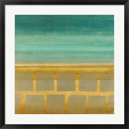 Framed Silver-Leafed Horizon Print