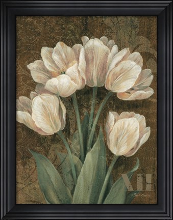 Framed Petit Jardin Tulips Print