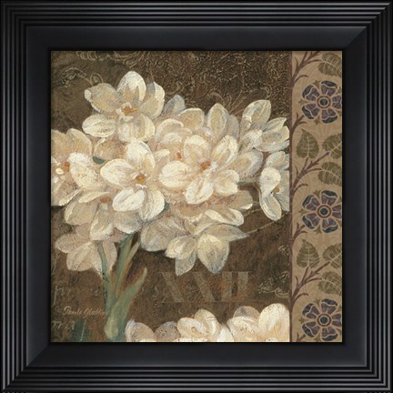 Framed Petit Jardin Square II - mini Print