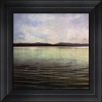 Framed Tranquil Waters I - mini Print