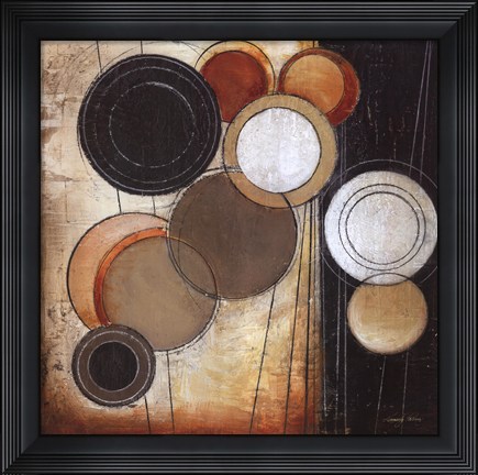 Framed Tangents II Print