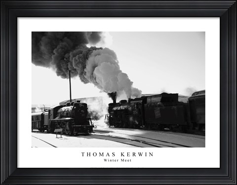 Framed Winter Meet Print