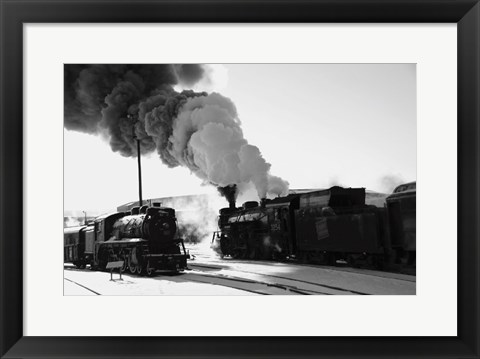 Framed Winter Meet Print