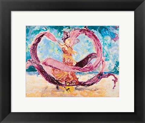 Framed China Dancer Print