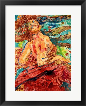 Framed Lucy in the Sky with Diamonds Print