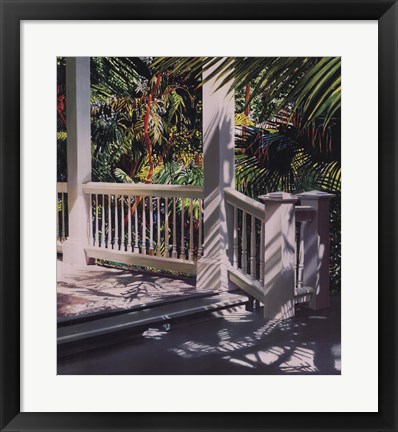 Framed Small Glittering Porch Print