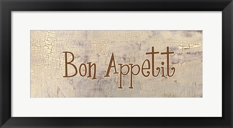 Framed Bon Appetit Print