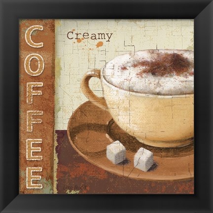 Framed Coffee Lovers I Print