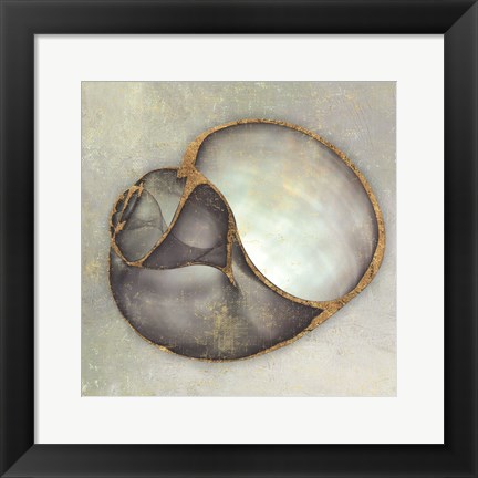 Framed Neptune&#39;s Garden IV Print