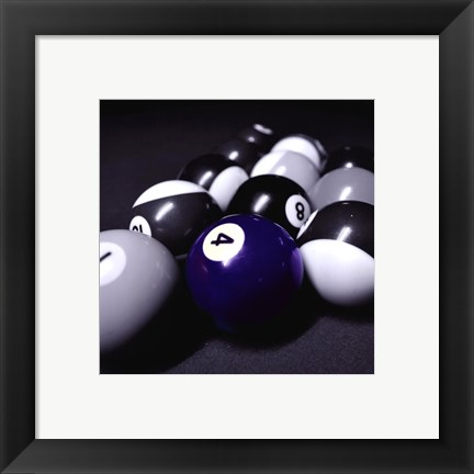 Framed Four Ball Print