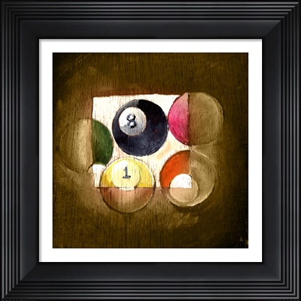 Framed Pool Abstract I Print