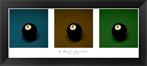 Framed 8 Ball Series Print