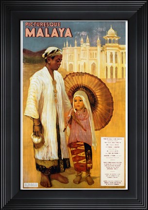 Framed Picturesque Malaya Print