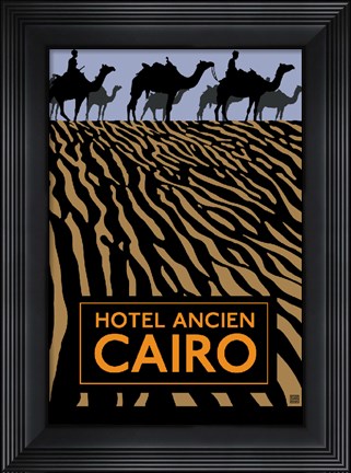 Framed Hotel Ancien - Cairo Print
