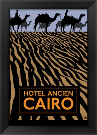 Framed Hotel Ancien - Cairo Print