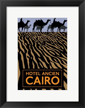 Framed Hotel Ancien - Cairo Print