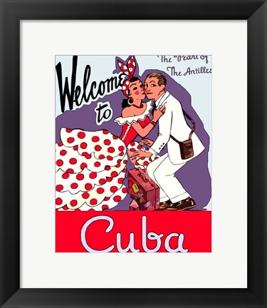 Framed Cuba Print