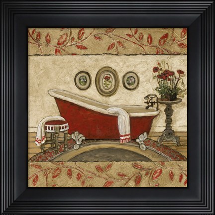 Framed Crimson Moment II Print