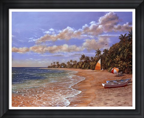 Framed Dream Beach Print