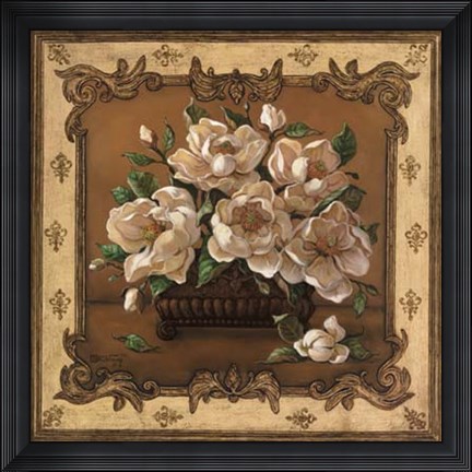 Framed Classical Magnolia Print