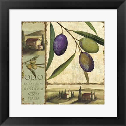 Framed Tuscan Delight I Print