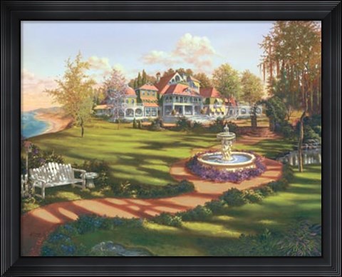 Framed Garden Cove Print