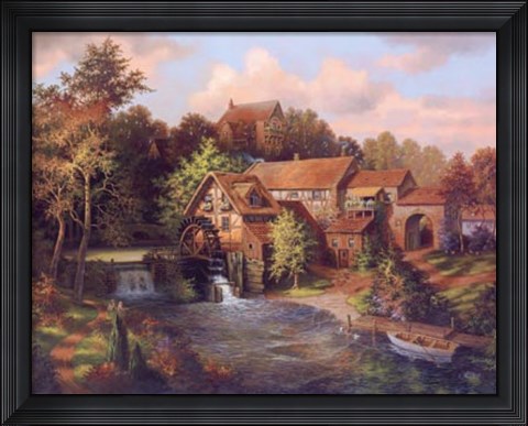 Framed Old Mill Print