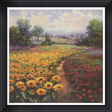 Framed Tuscan Pleasures I Print