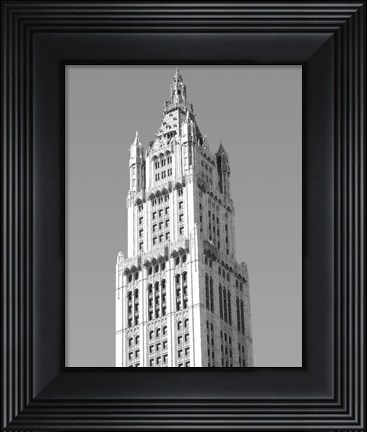 Framed Woolworth Building, NY Print