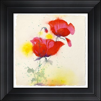 Framed Papaveri I Print
