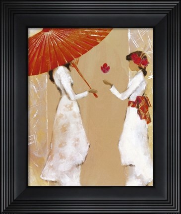 Framed Girls from Binh Dinh II Print