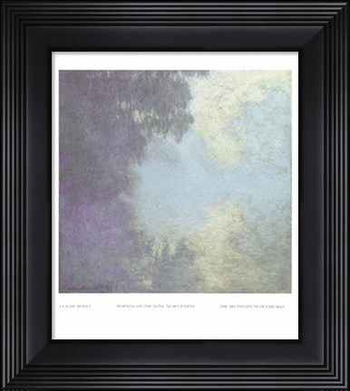 Framed Morning on the Seine, Near Giverny Print