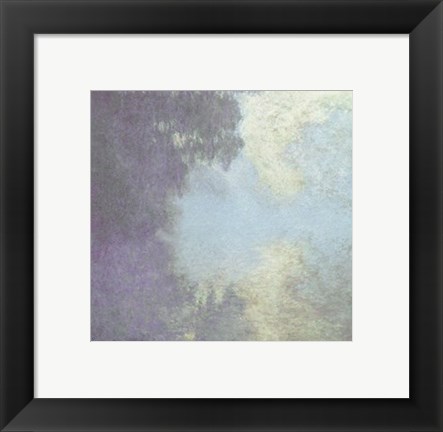 Framed Morning on the Seine, Near Giverny Print