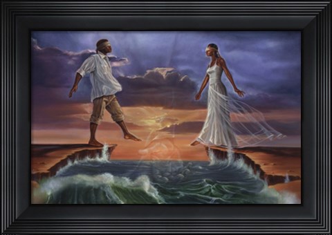 Framed Step Out on Faith &#39;Love&#39; Print