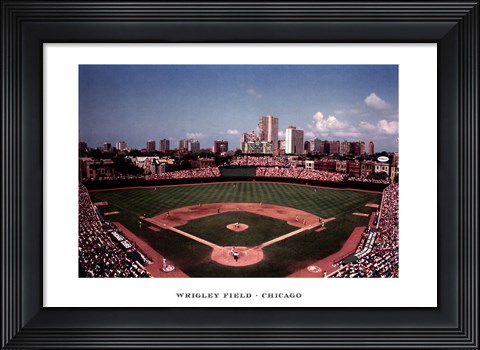 Framed Wrigley Field, Chicago Print