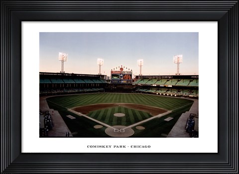 Framed Comiskey Park, Chicago Print