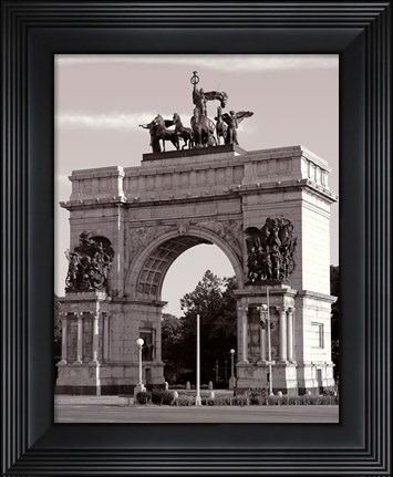 Framed Grand Army Plaza Arch, Brooklyn Print