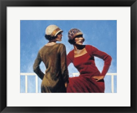 Framed Look Who&#39;s There Print