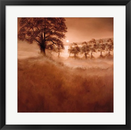 Framed Misty Morning Print