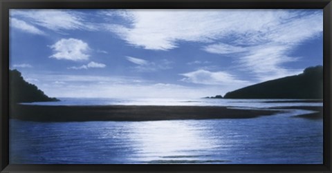 Framed Waiting for the Tide Print