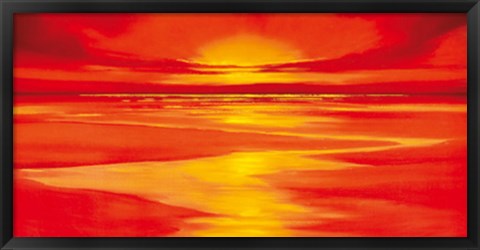 Framed Red Sky Print