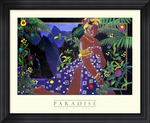 Framed Paradise Print
