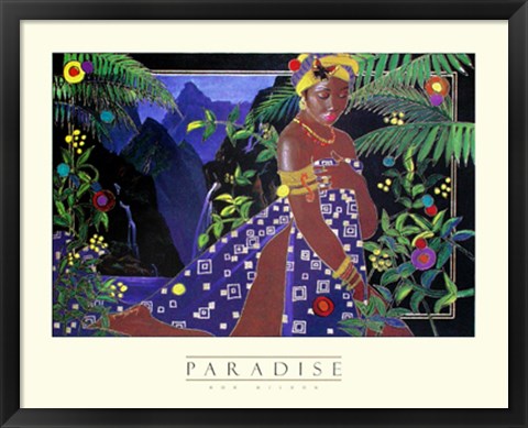 Framed Paradise Print