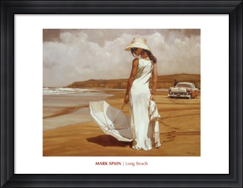 Framed Long Beach Print