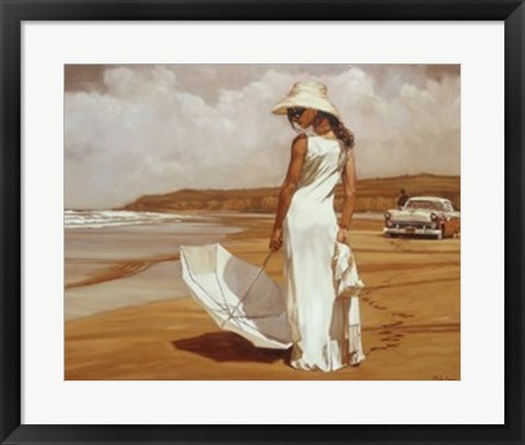 Framed Long Beach Print
