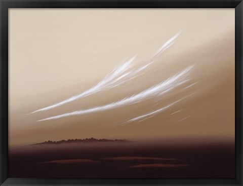 Framed Autumn Skies I Print
