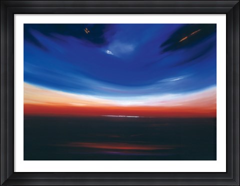 Framed Blue Planet Print