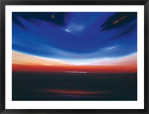 Framed Blue Planet Print