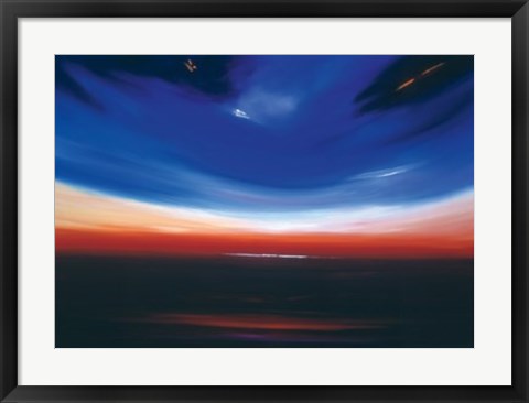 Framed Blue Planet Print