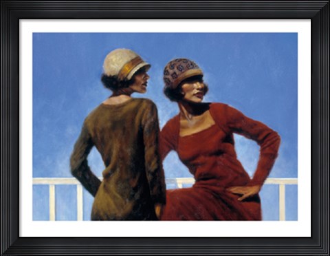 Framed Look Who's There Print